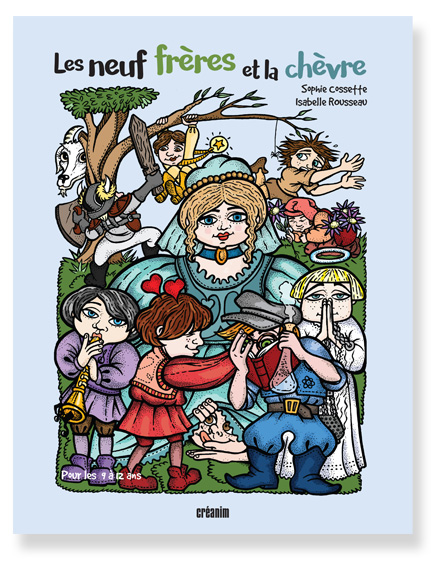 livre les 9 frères et la chèvres